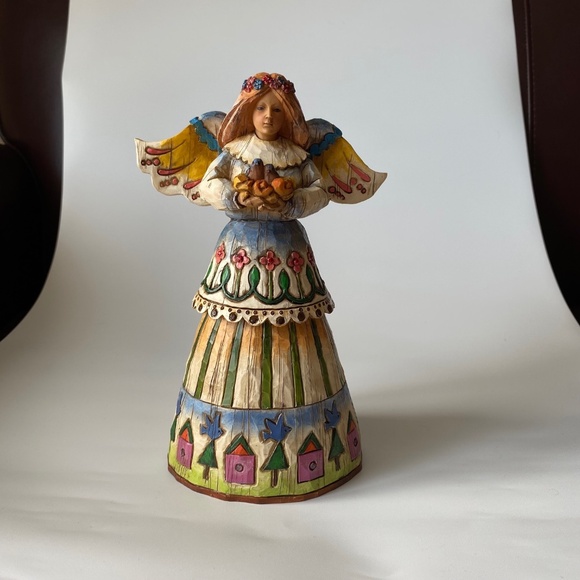 Jim Shore Heartwood Creek Angel of Love Figurine 2002 Vintage Collectible - Picture 9 of 9
